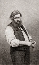 Jean Désiré Gustave Courbet, de The Century Illustrated Monthly Magazine, publicado en 1884